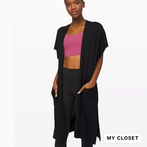 Lululemon On Your Way Wrap, black, one size, Excellent Condition